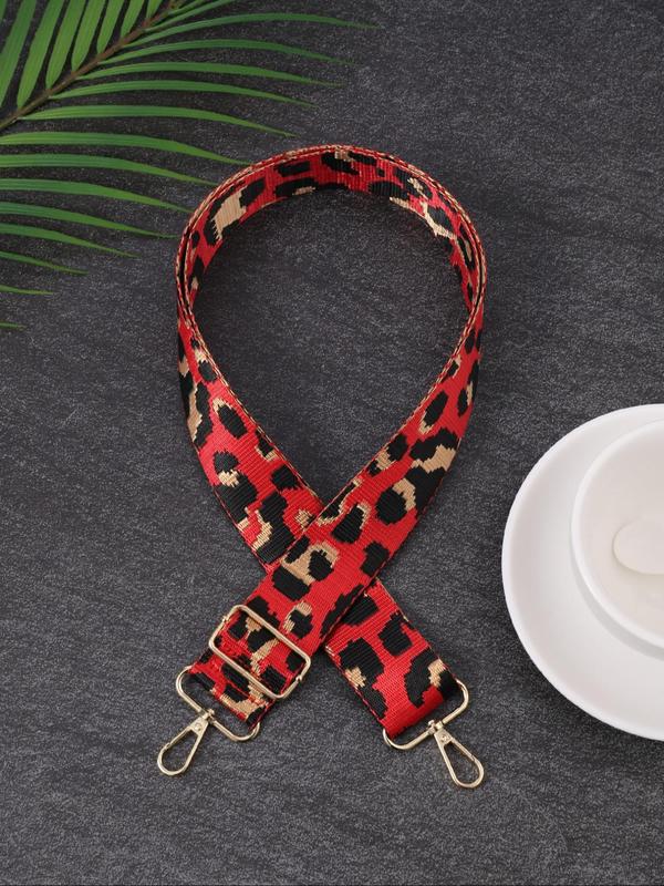 Fashion Leopard Pattern Shoulder Strap, Adjustable Multi-functional Bag Strap, Bag Accessories for Women & Men