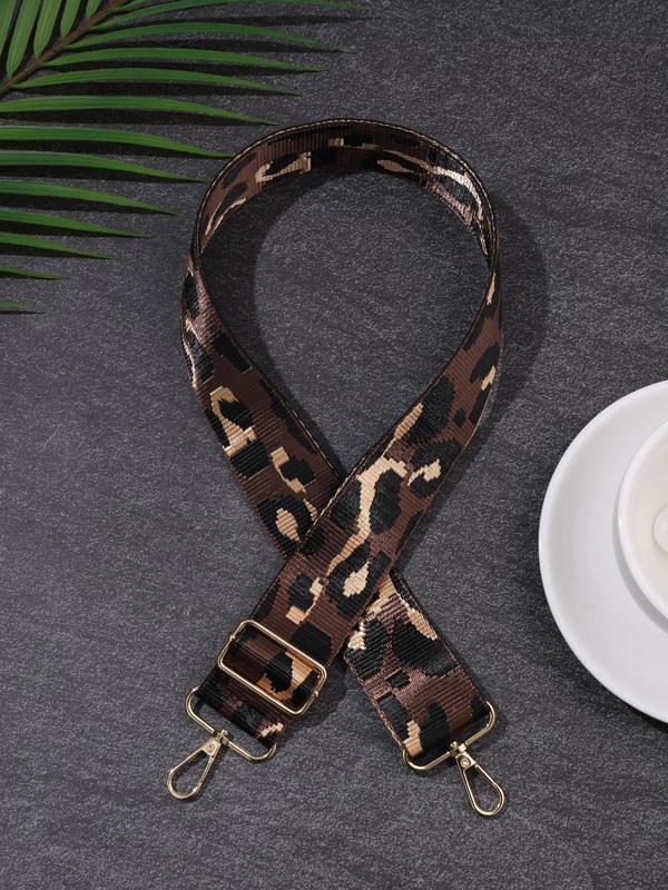 Fashion Leopard Pattern Shoulder Strap, Adjustable Multi-functional Bag Strap, Bag Accessories for Women & Men