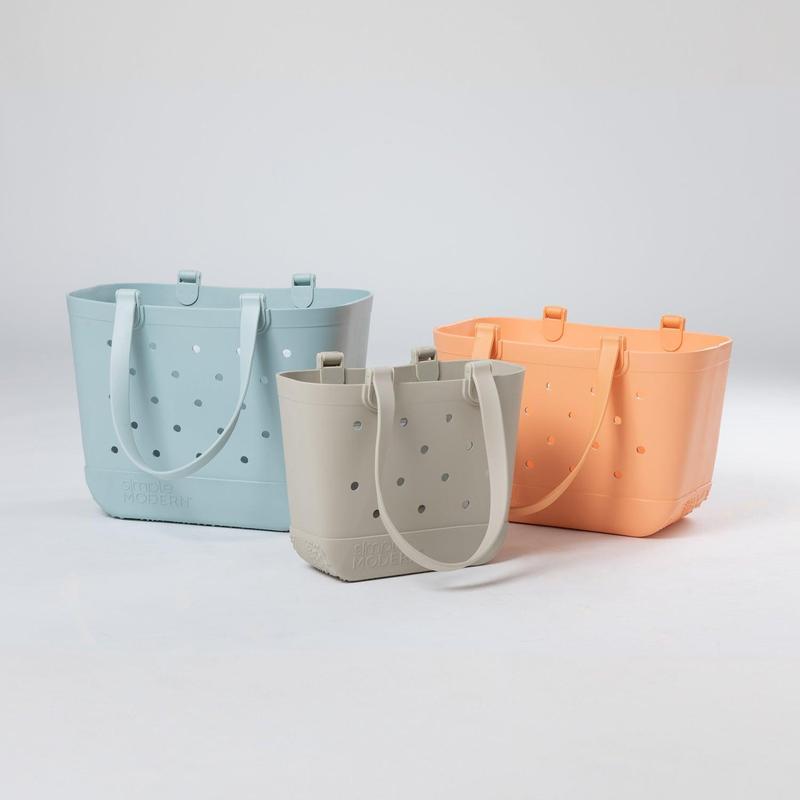 Simple Modern Getaway Beach Bag - Rubber Picnic Tote