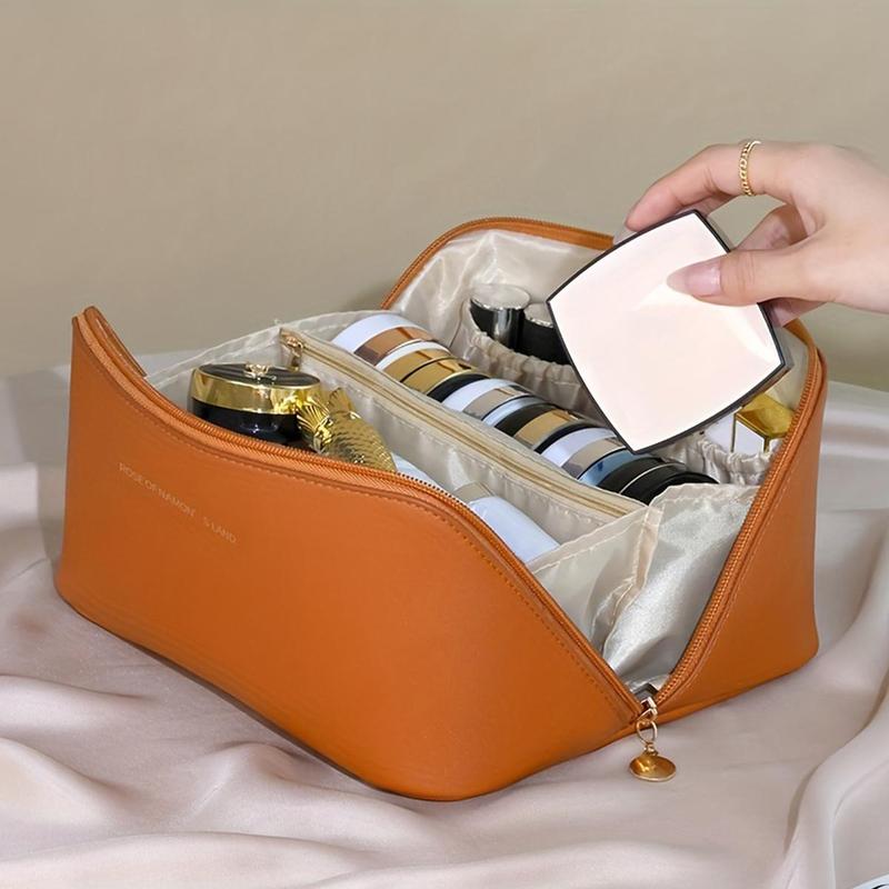 Large Capacity Makeup Bag, Portable Waterproof Makeup Bag, Multi-functional Storage Bag for Essential Items in Cruise Dormitories