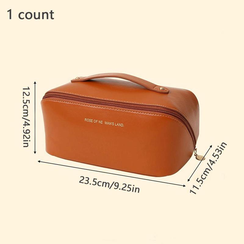 Large Capacity Makeup Bag, Portable Waterproof Makeup Bag, Multi-functional Storage Bag for Essential Items in Cruise Dormitories