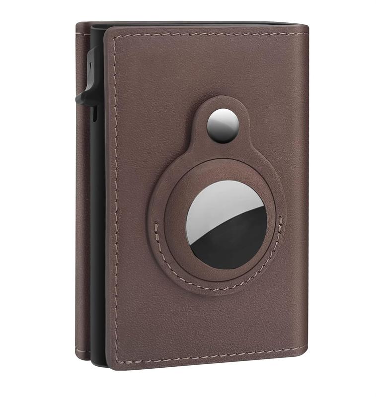 Mens Wallet with Holder,Minimalist Card Holder, Leather Wallet for Men,Pop-Up Card Holder