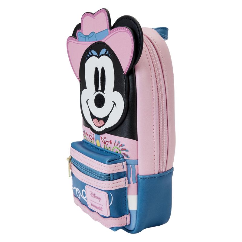 Western Minnie Mouse Cosplay Stationery Mini Backpack Pencil Case