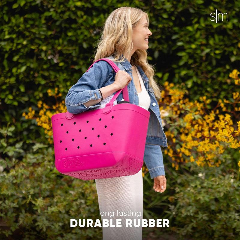 Simple Modern Getaway Beach Bag - Rubber Picnic Tote