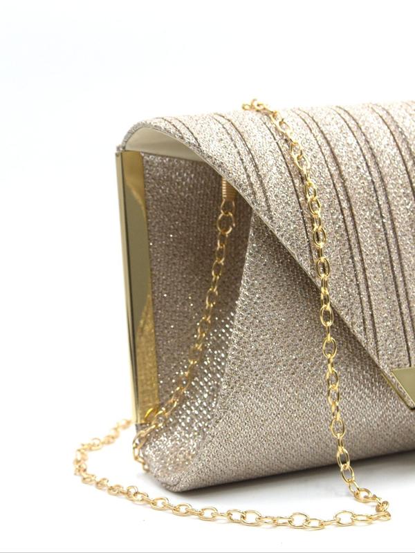 Women's Elegant Rhinestone Decorated Evening Bag, Exquisite Trendy Envelope Clutch Bag, Fashionable Bag for Party Decoration