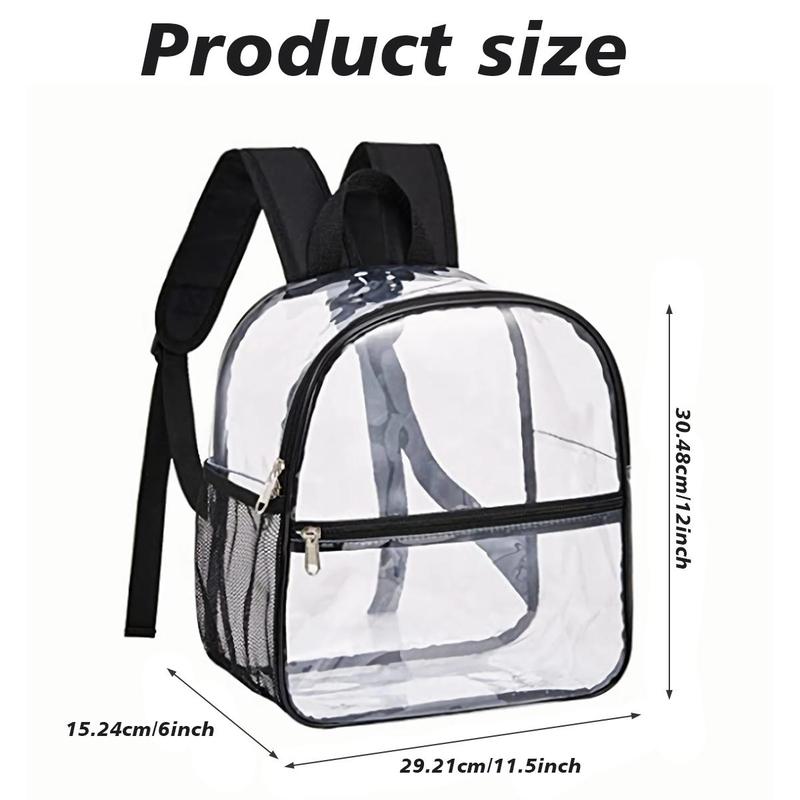 Clear Backpack, Portable Large Capacity Simple Backpack, Student School Sports Storage Outdoor Travel Bag, Large Capacity Organizer