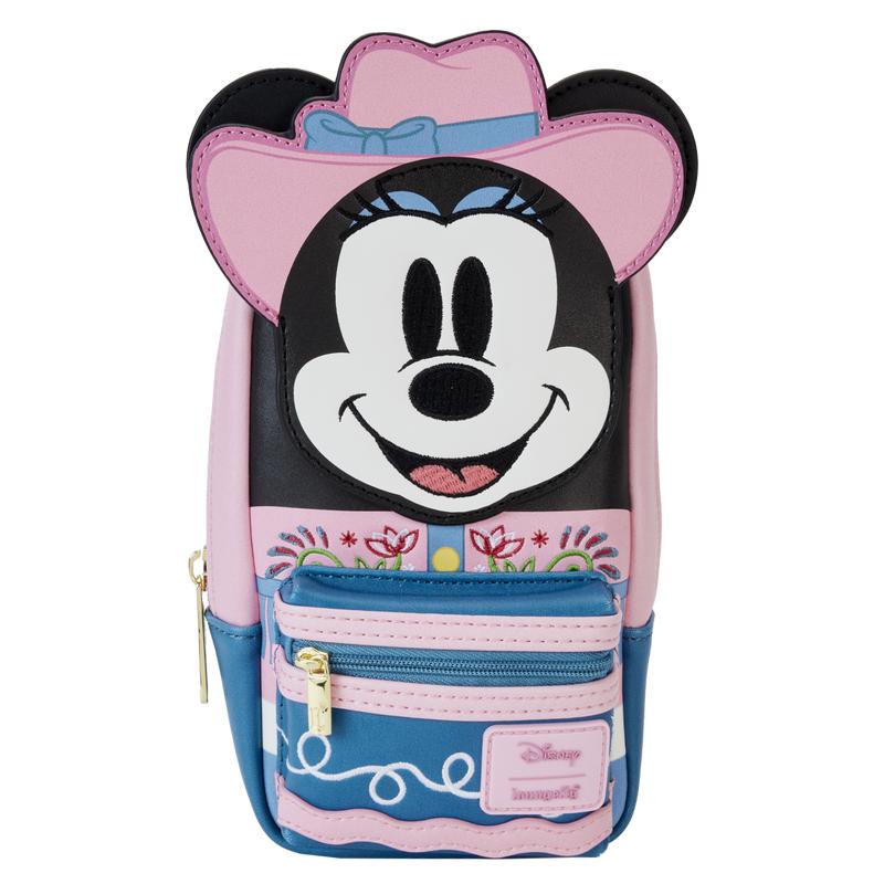 Western Minnie Mouse Cosplay Stationery Mini Backpack Pencil Case