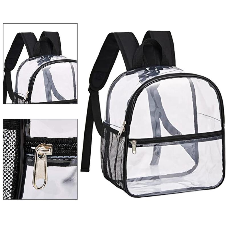 Clear Backpack, Portable Large Capacity Simple Backpack, Student School Sports Storage Outdoor Travel Bag, Large Capacity Organizer