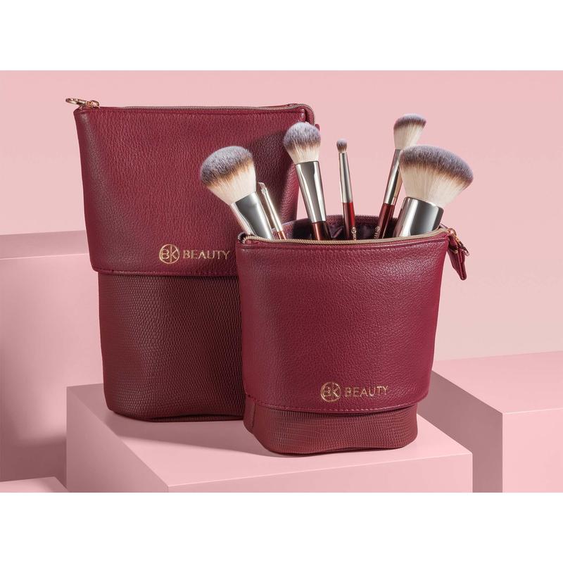 BK Beauty Standup Brush Holder & Travel Makeup Bag