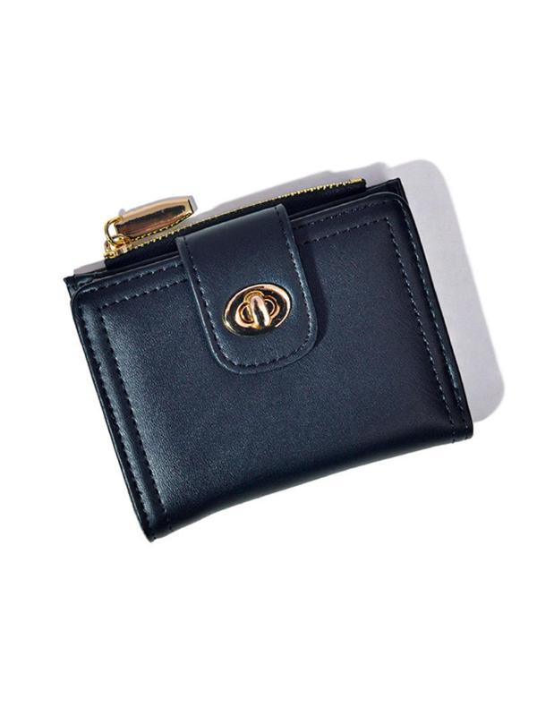 Women's Elegant Minimalist Short Bifold Wallet, Multi-functional Fashionable Wallet, Casual Trendy Versatile High-quality Daily Wallet