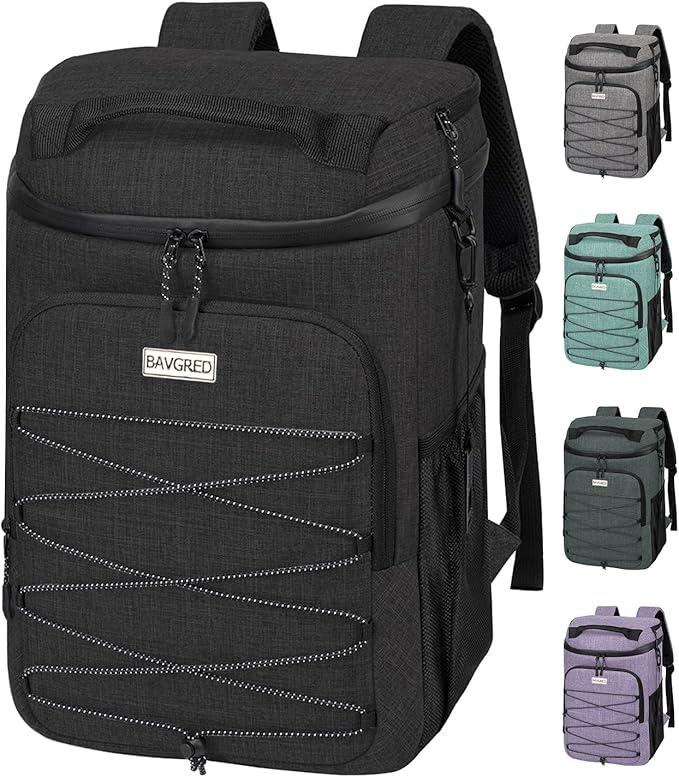 Refrigerated backpack, waterproof, thermally insulating, leak-proof, large capacity, multi-compartment, wear resistant, light weight, foldable carry-on refrigerated backpack