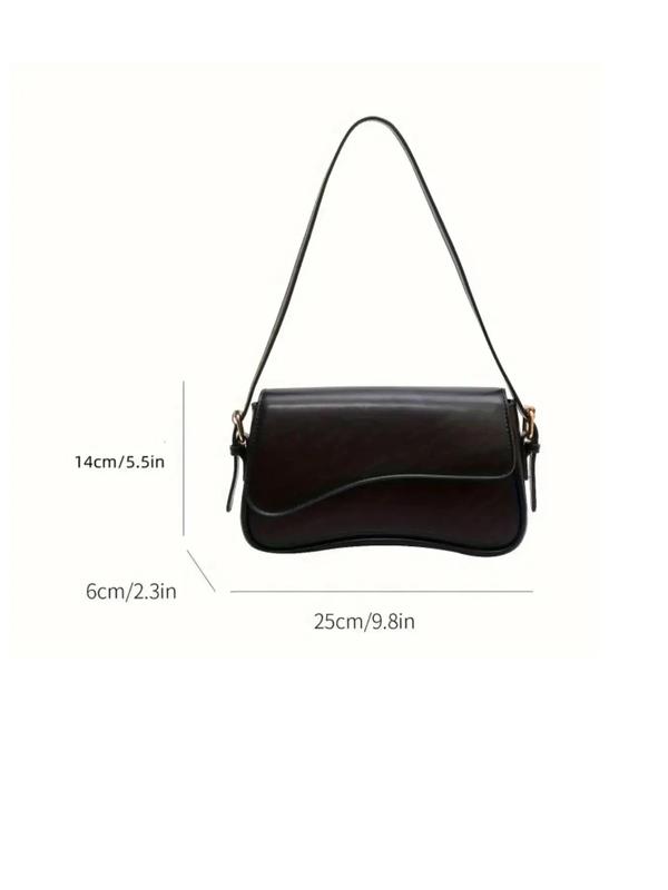 Women's Elegant Minimalist Shoulder Bag, Trendy Vintage Flap Underarm Bag, Crossbody Purses 2024, Chic All-match Shoulder Bag for Daily & Work Use, Gifts for Girlfriend