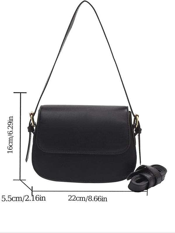 Women's Solid Color Zipper Crossbody Bag, Fashionable Pu Leather Shoulder Bag for Work & Daily Used, Casual Trendy Versatile High-quality Daily Commuting Bag, Girl Fashionable Shopping Bag