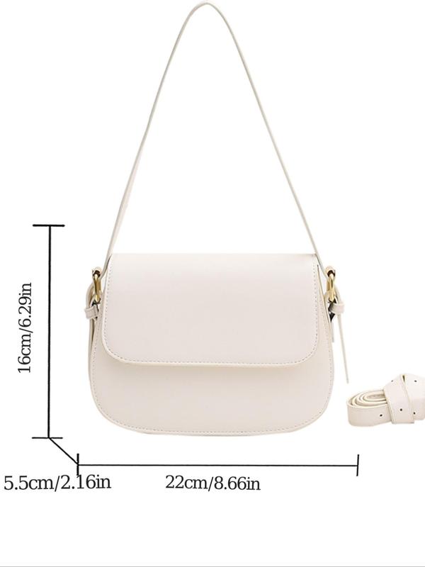 Women's Solid Color Zipper Crossbody Bag, Fashionable Pu Leather Shoulder Bag for Work & Daily Used, Casual Trendy Versatile High-quality Daily Commuting Bag, Girl Fashionable Shopping Bag