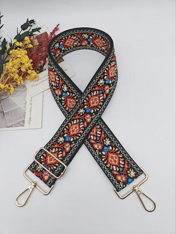 Ethnic Pattern Bag Strap, Adjustable Bag Strap, Fashionable Bag Accessories for Women's Bag, Trendy All-match & Exquisite Bag Strap for Birthday Gift