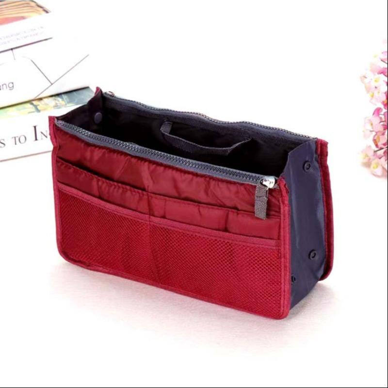 Portable Multi-pocket Storage Bag, 1 Count Durable Polyester Handheld Travel Bag, Multifunctional Organizer for Home & Travel, Storage Organizer