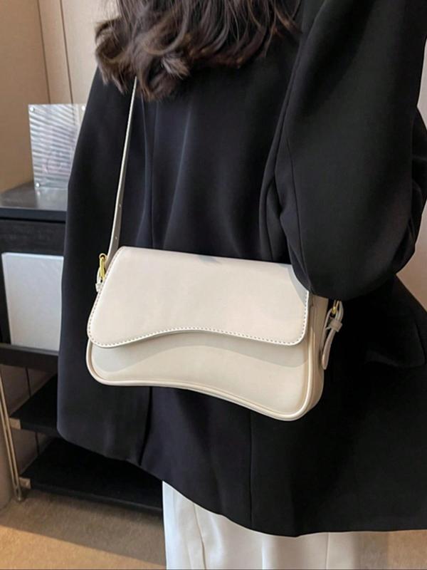 Women's Elegant Minimalist Shoulder Bag, Trendy Vintage Flap Underarm Bag, Crossbody Purses 2024, Chic All-match Shoulder Bag for Daily & Work Use, Gifts for Girlfriend