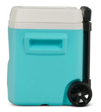 Igloo 16 QT Laguna Hard Sided Ice Chest Roller Cooler, Aqua Blue