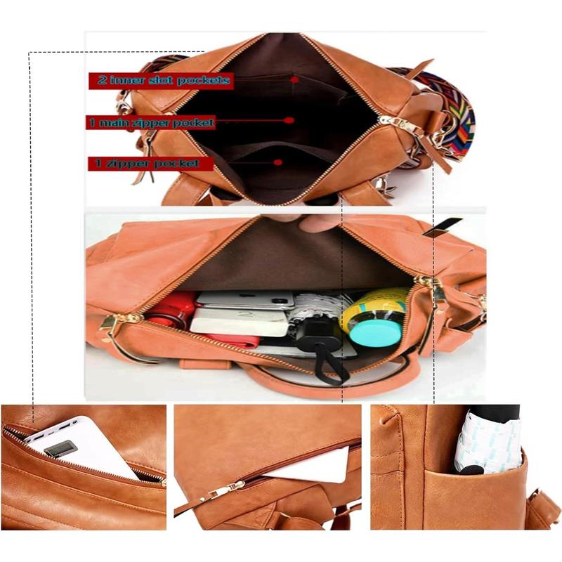 Women's Fashion Backpack Purse Leather Design Convertible Shoulder Bag Travel bag Satchel Handbags