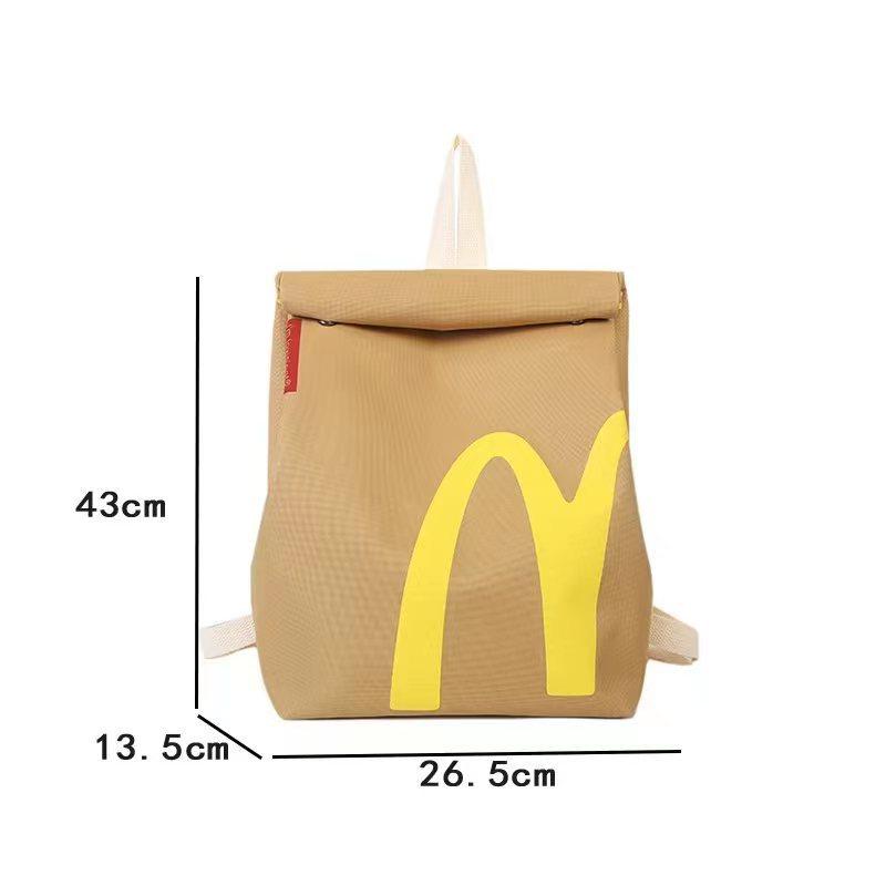 Personality Student School Bag by M - Paper Bag Printing Lunch Box Bucket Bags