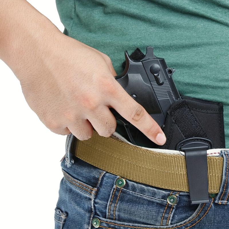 Seat belt hidden waist belt carrying IWB pistol holster waist belt - gun holster waist bag