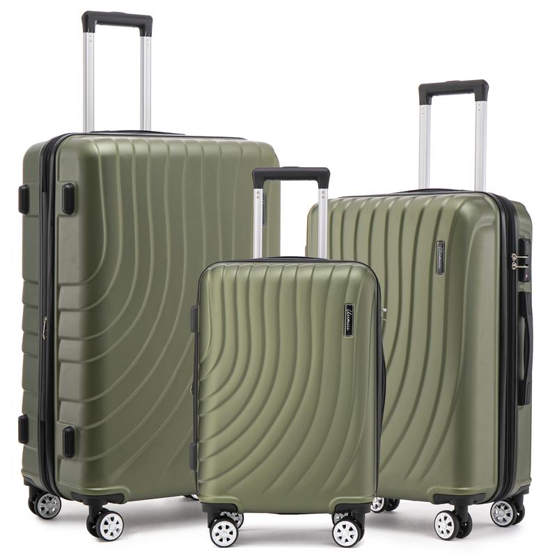 UIIMIII Luggage Sets 3 Piece with Hard-Shell, Expandable, Lightweight, 360 Spinner Wheels & TSA Lock