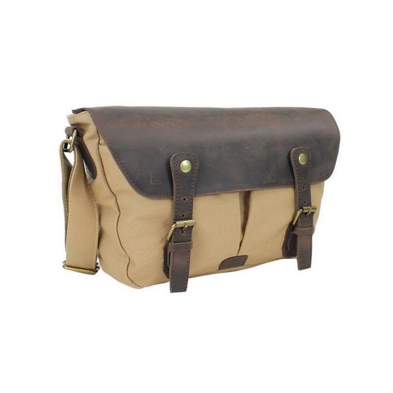 Vagarant Traveler Casual Style Canvas Messenger Bag CM05 - Engrave