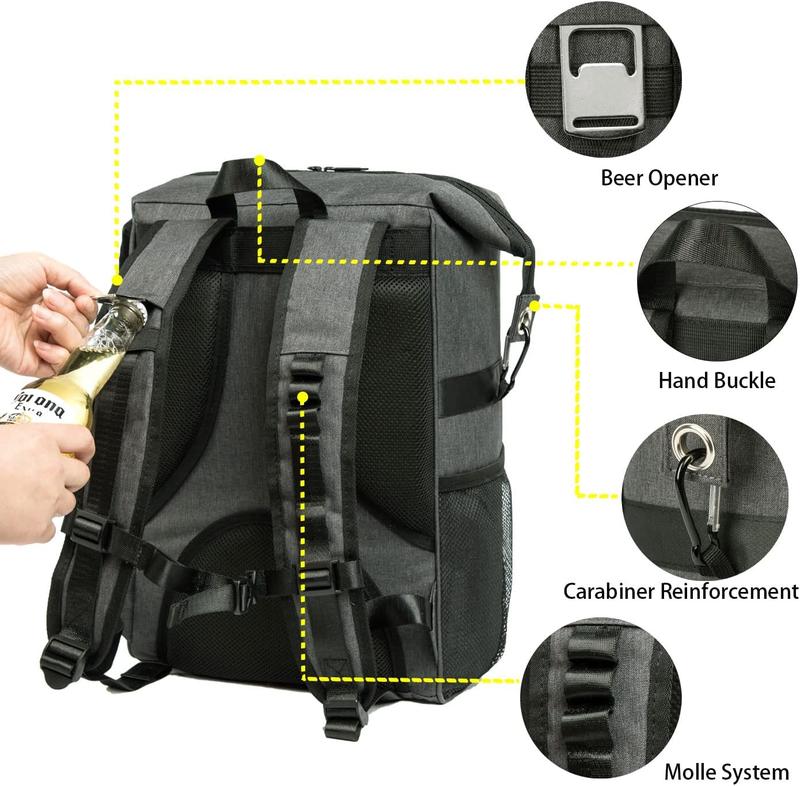 Backpack Cooler Insulated  Cooler Backpack Soft Lightweight with Cooler for Men Women to Lunch Picnic Fishing 30 Cans