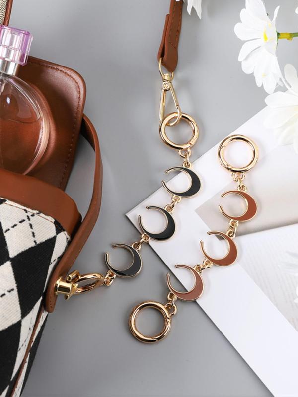 Women's Elegant Moon Design Bag Strap Extender Chain, Trendy Novelty Cute Strap Chain, Chic Bag Accessories for DIY Bag Decor