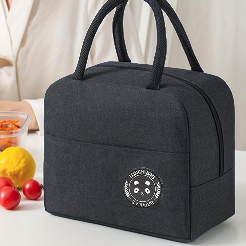 Bento Bag, Portable Lunch Box Storage Bag with Handle, Lunch Box Tote Bag for Work School Travel Picnic, Insulated Lunch Box Bag