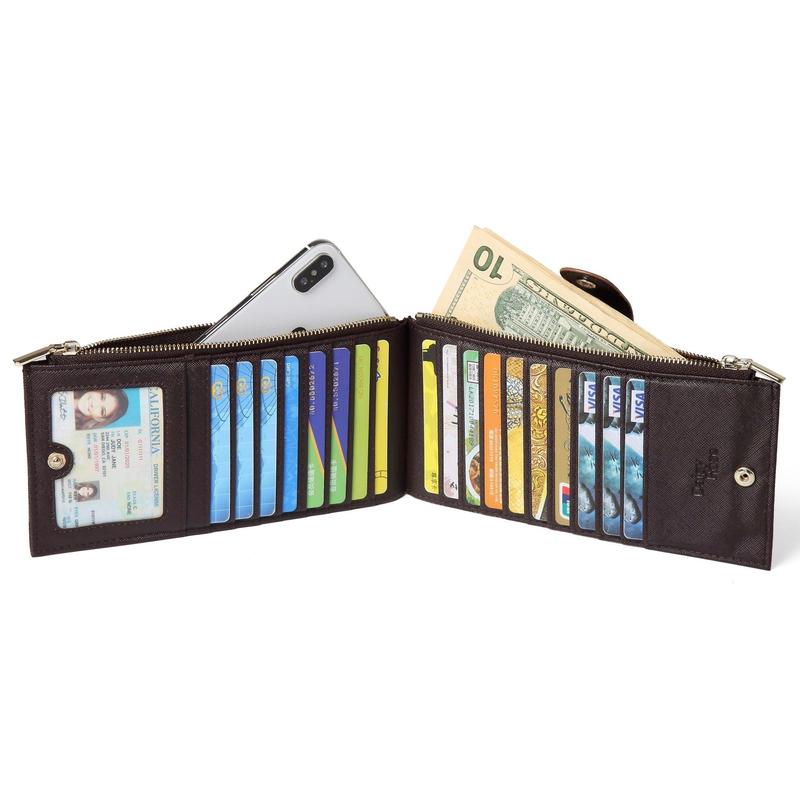 Multi Card Wallet with RFID Blocking Protection