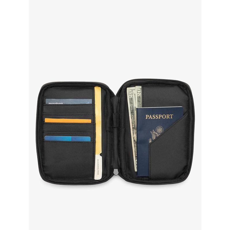 Luka Zippered Passport Wallet