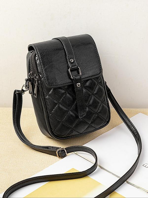 Women's Elegant Minimalist Crossbody Purse 2024 Bag, Trendy Vintage Phone Wallet Bag, Chic All-match Vintage Designer Crossbody Bag for Daily & Work Use