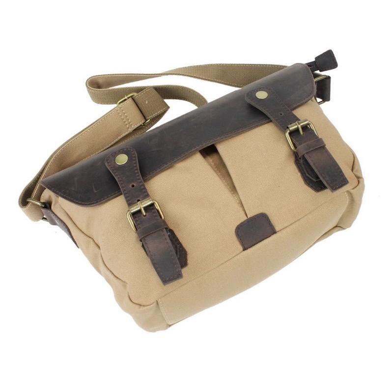 Vagarant Traveler Casual Style Canvas Messenger Bag CM05 - Engrave