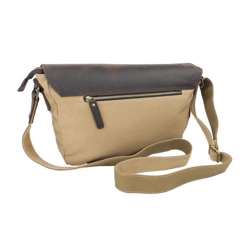 Vagarant Traveler Casual Style Canvas Messenger Bag CM05 - Engrave