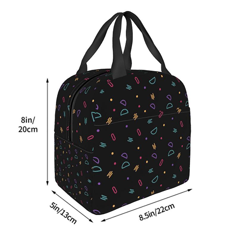 The lunch bag is exquisite, heat-insulating, dirt-resistant, convenient, safe and beautiful for going out