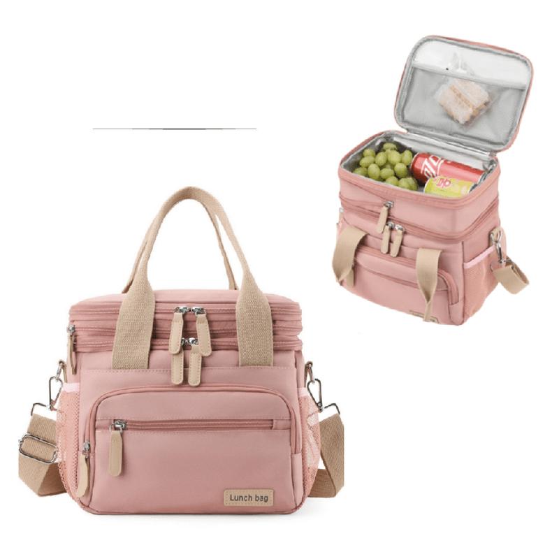 Lunch Bag for Women, Loncheras Para Mujer, Leakproof Insulated Large Lunchbox Dual Compartment Lunch Box Adult For Work Beach Picnic Hiking (15L) lunch bag portable lunch