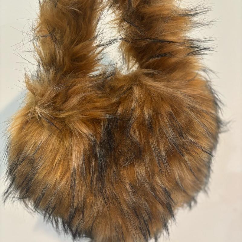 Furry fuzzy Heart Shaped Handbag for Women - Perfect for Any Occasion