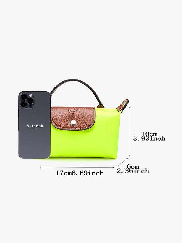 Women's Fashion Colorblock Zipper Shoulder Bag, Casual Versatile Crossbody Bag for Daily Used, Trendy All-match Commuter Bag