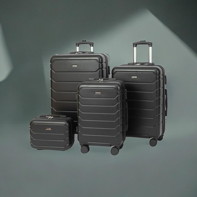 4-Piece Luggage Set - Expandable Zipper for 24