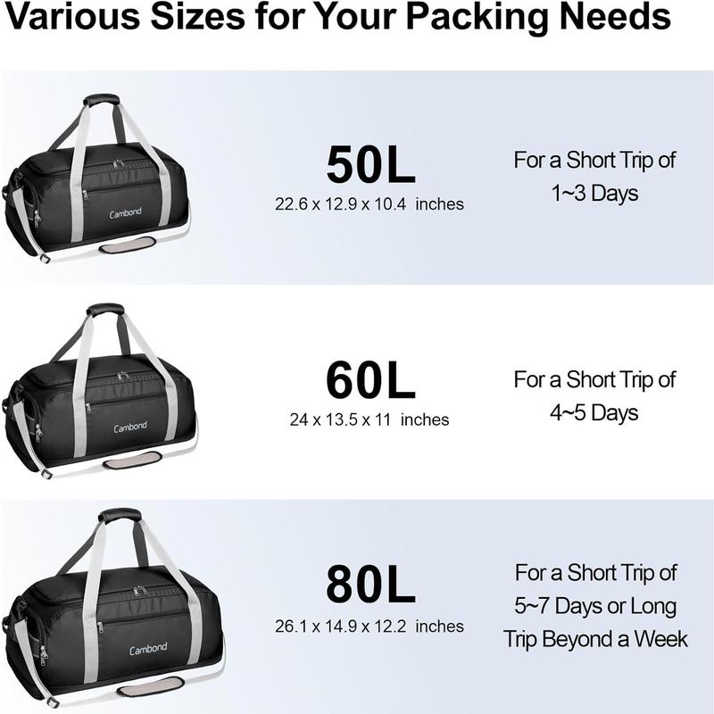 Travel Duffle Bag, Weekender Travel Bag Men Small Gym Bag for Women, Hospital Bag for Labor and Delivery, Overnight Bag Luggage Bag for Traveling