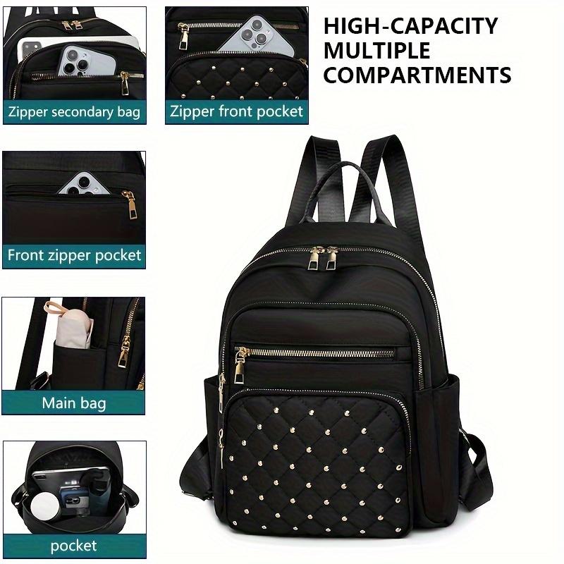 Stylish Unisex Autumn Winter Backpack - Casual Daypacks with Multiple Pockets, Large Capacity, Fashionable, Splashproof, Wear-Resistant, and Perfect for Commuting Travel, Christmas Gift Ideas