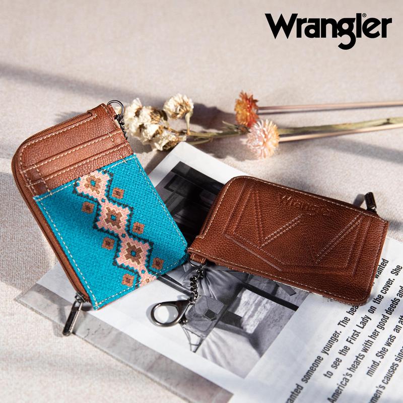 Wrangler Wallets for Women Boho Aztec Card Holder