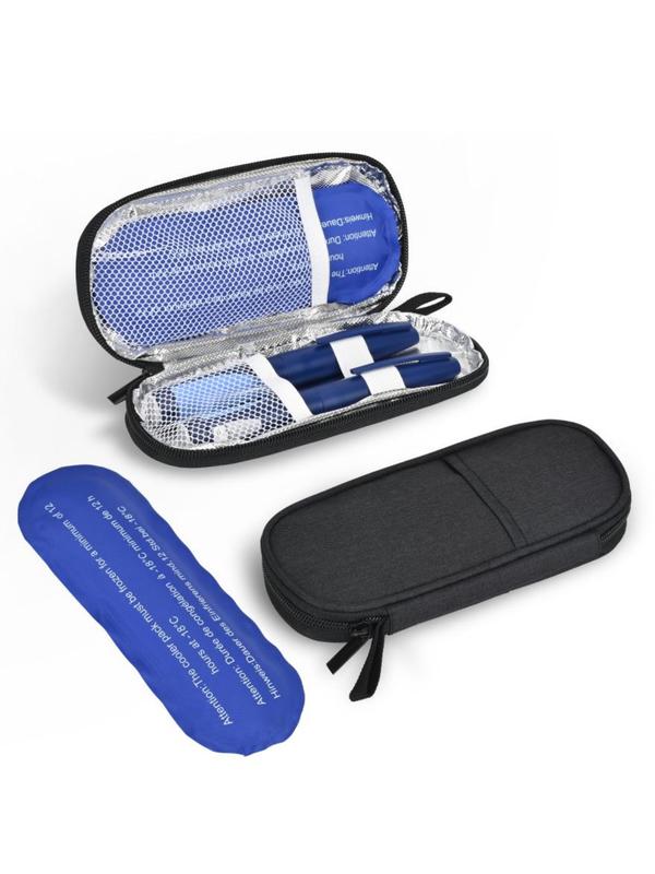 Insulin Pen Cooler, Travel Case Diabetic Medication Insulated Cool Organizer with 1 Reusable Ice Packs for Insulin Pen and Other Diabetic Supplies for The Daily Life and Trip