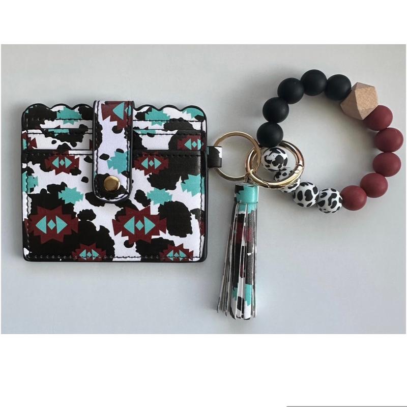 Western Print Wallet & Wristlet