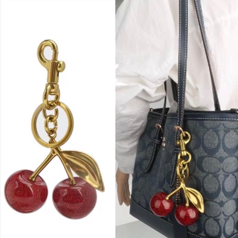 Cherry Purse Accessories- Charm for Women's Handbags