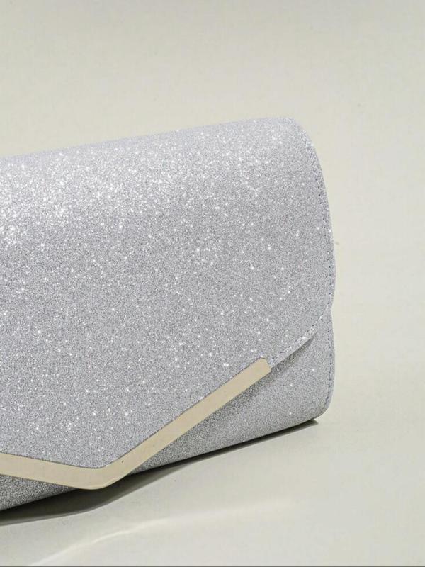 Glitter Glett Evening Bag, Women's Elegant Evening Clutch Bag, Exquisite Clutch Purse, Trendy Evening Bag for Party Decoration