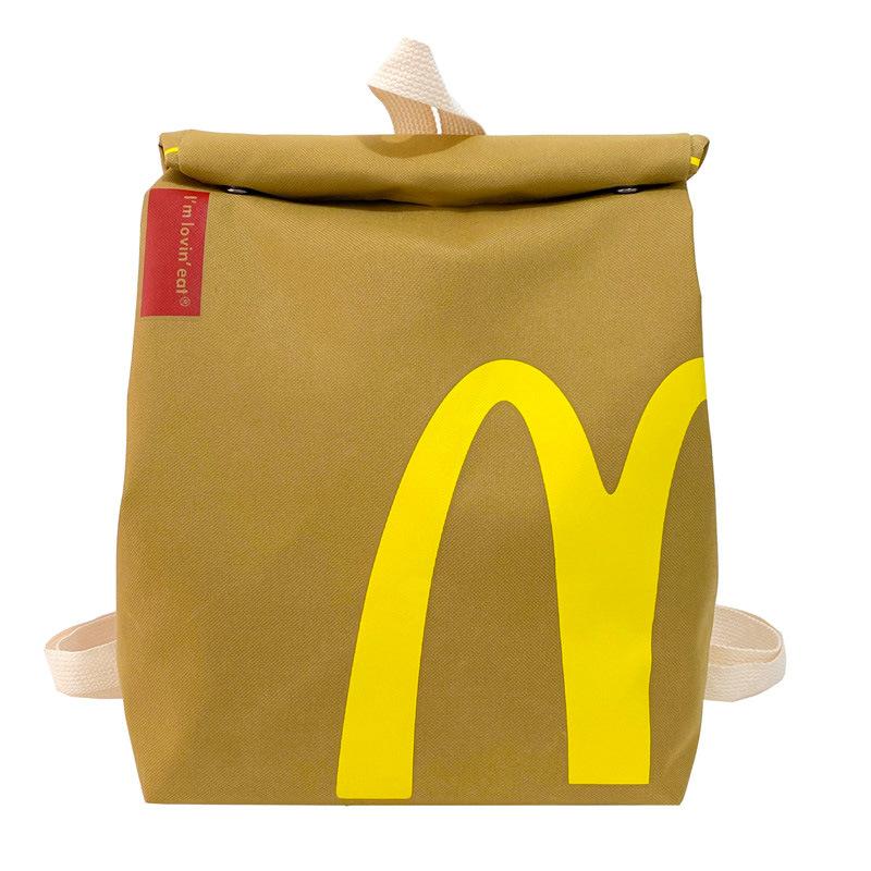 Cute Backpack for Men Women McDonalds Backpack Starbucks Backpack