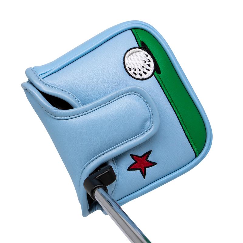 Premium Faux Leather Putter Cover (Bonk!) with Magnetic Closure - Durable and Stylish