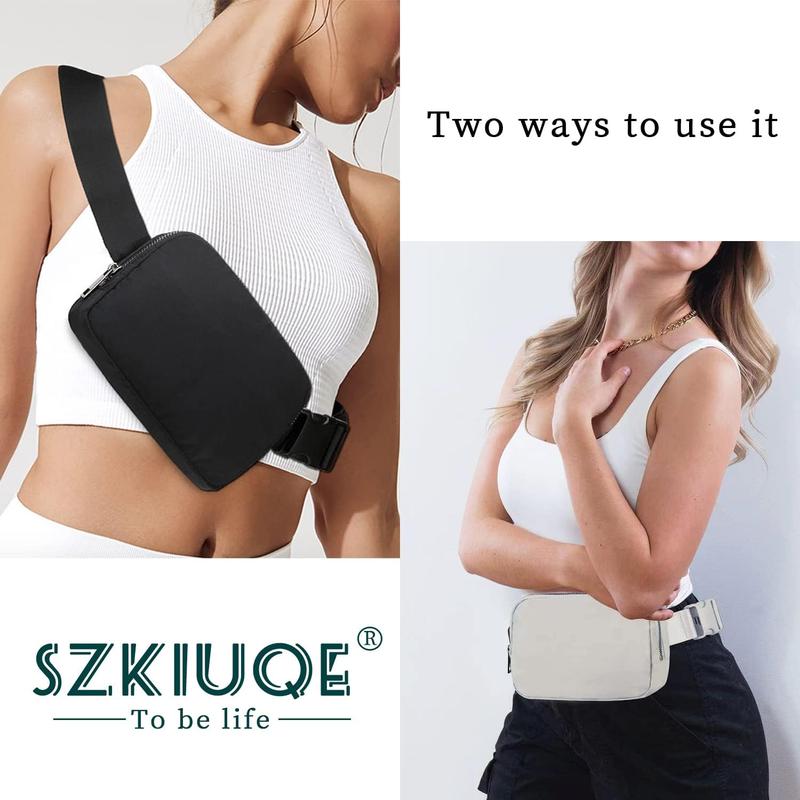 Everywhere Belt Bag, Crossbody Fanny Pack, Women Men Fashion Waist Packs with Adjustable Belts, Lightweight Hip Bum Crossbody Bags for Workout、Running、Outdoor、Dog Walking、Hiking